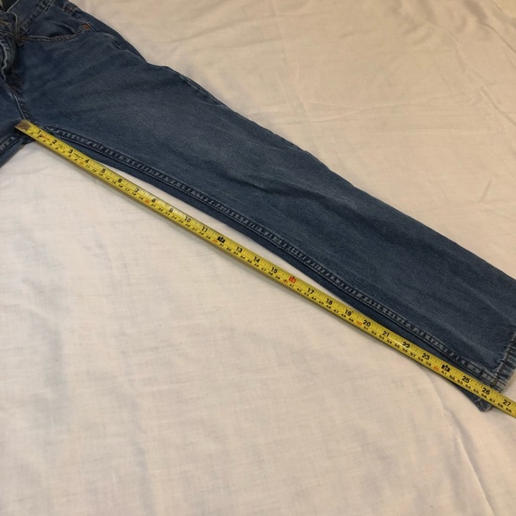 Vintage Levis 550 Jeans Relaxed Fit 14 Slim Denim Straight Leg 25x27 - Picture 7 of 7